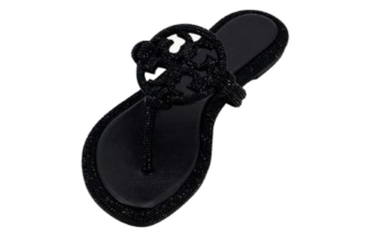 Purchase (W) TORY BURCH Sandalias de Piel 'Black Comfort' 152177-001