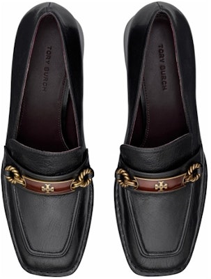 (Women) TORY BURCH Leather High Heel Shoes 'Black Logo Buckle' 134951-006 Lookbook (Women) TORY BURCH Leather High Heel Shoes 'Black Logo Buckle' 134951-006