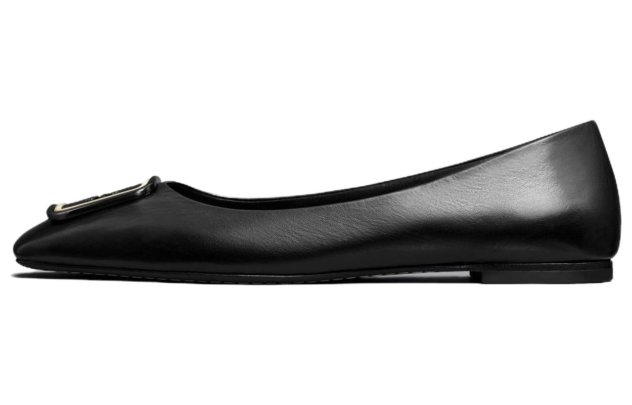 (W) TORY BURCH Leather Loafer 'Black Fashion'