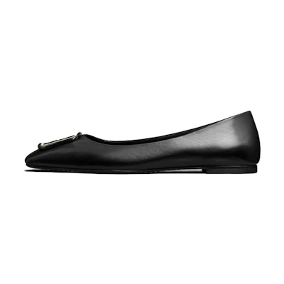 (W) TORY BURCH Leather Loafer 'Black Fashion'