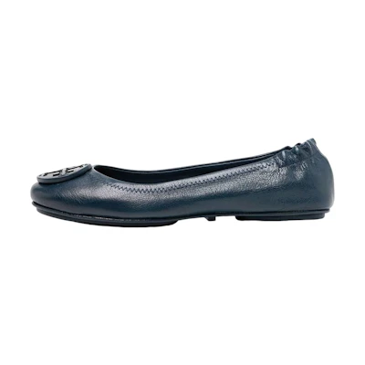 (W) TORY BURCH Leather Loafer 'Blue Fashion'