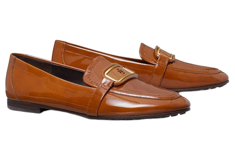(W) TORY BURCH Leather Loafer 'Brown' 圖 2