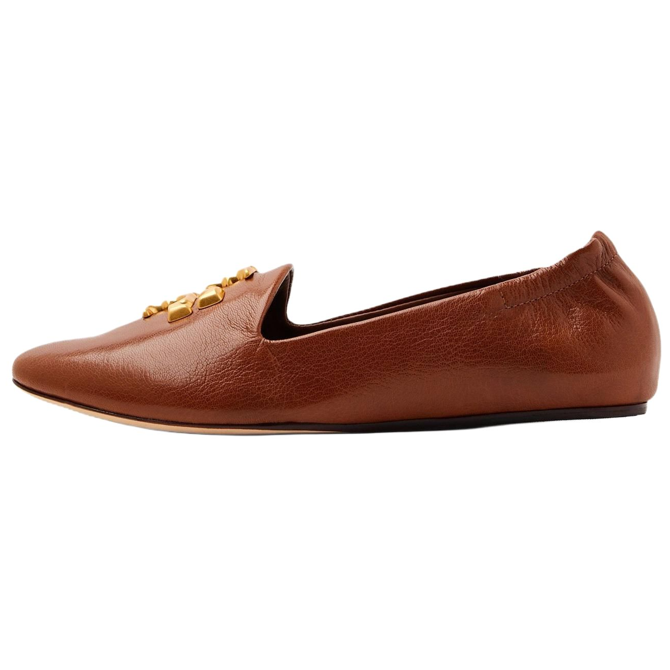 (W) TORY BURCH Leather Loafer 'Brown Fashion'
