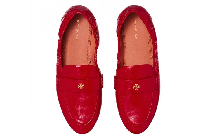 (W) TORY BURCH Leather Loafer 'Red' 圖 3