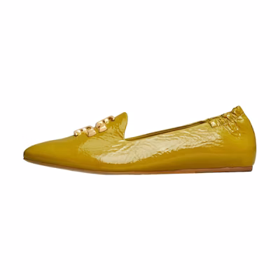 (W) TORY BURCH Leather Loafer 'Yellow'