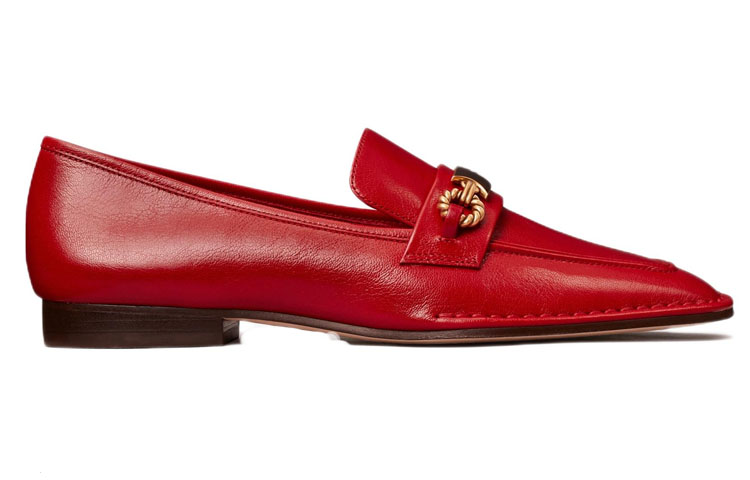 (W) TORY BURCH Leather Loafer Low 'Red' 圖 2