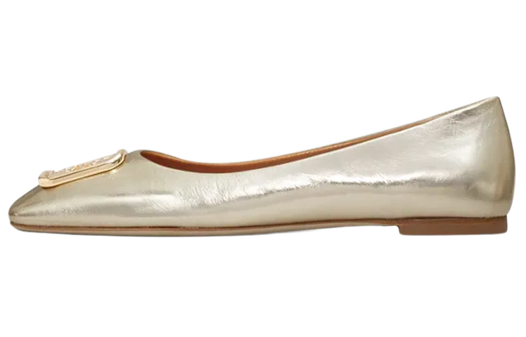 (W) TORY BURCH Leather Loafers 'Gold'