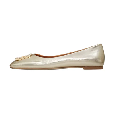 (W) TORY BURCH Leather Loafers 'Gold'