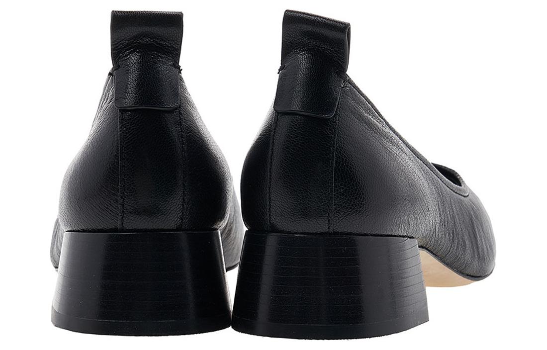 (W) TORY BURCH Leather Logo Mid-Heel 'Black' 圖 5