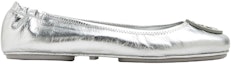 Order (W) TORY BURCH Kasut Kulit Slip-On Rendah 'Perak' 144167-040
