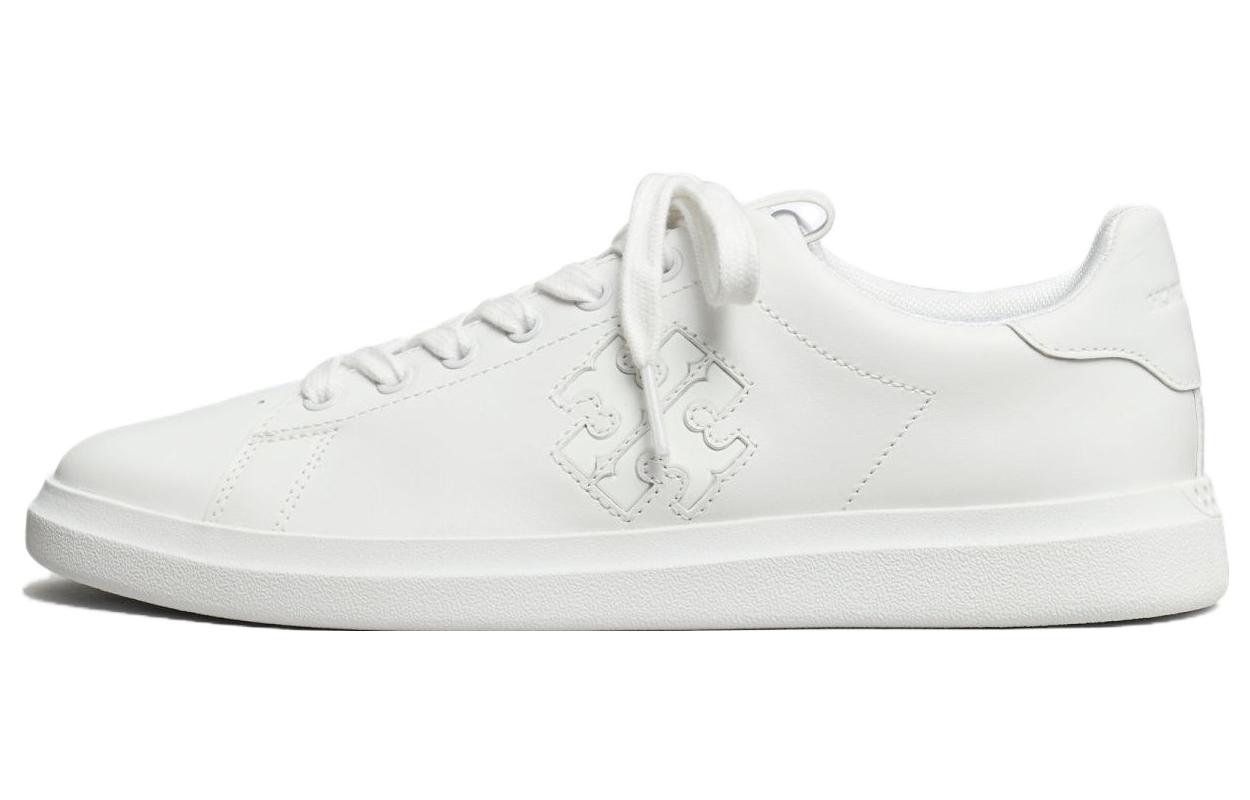 (Women) TORY BURCH Leather Low-Top Sneaker 'White Fashion' 149728-123