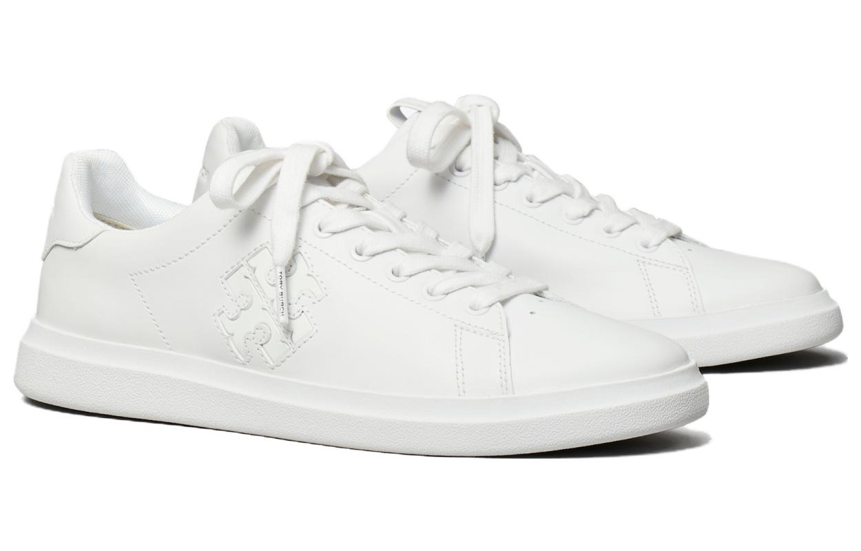 Order (W) TORY BURCH Sneakers Kulit Low-Top 'White Fashion' Putih 149728-123
