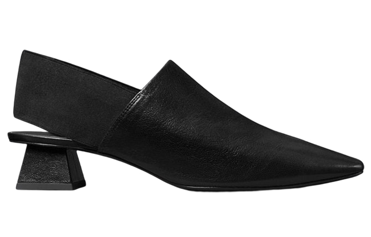 (W) TORY BURCH Leather Mule 'Black Fashion Sandal' 圖 2