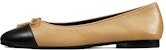 (W) TORY BURCH Kasut Mule Kulit 'Gingerbread Yellow' 154513-200