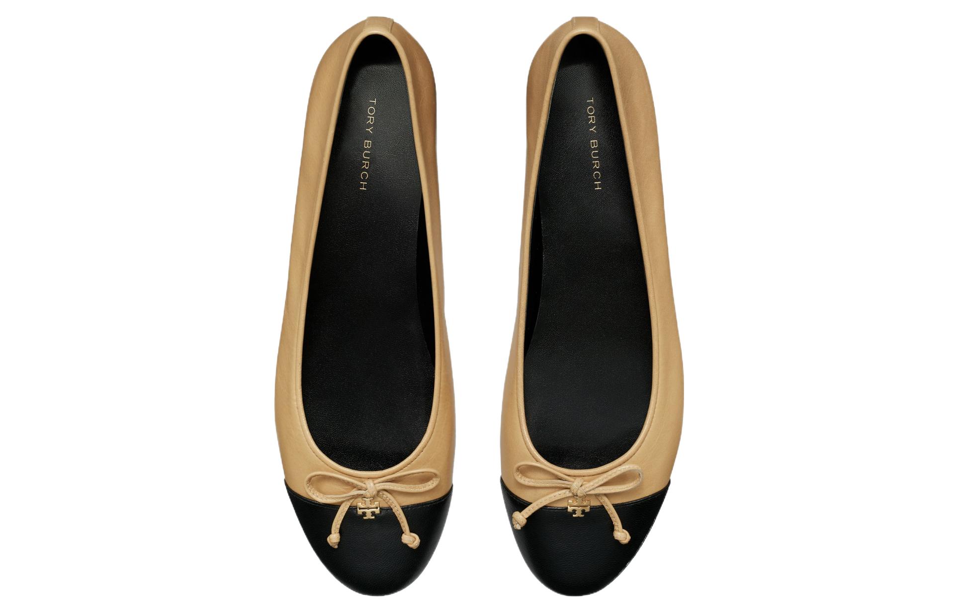 Lookbook (W) TORY BURCH Kasut Mule Kulit 'Gingerbread Yellow' 154513-200