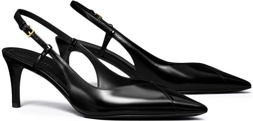 (Women) TORY BURCH Leather Mule Stilettos 'Black' 149211-006 Order (Women) TORY BURCH Leather Mule Stilettos 'Black' 149211-006