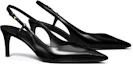Order (Women) TORY BURCH Leather Mule Stilettos 'Black' 149211-006
