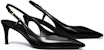 (W) TORY BURCH Stiletto Tumit Tinggi Kulit 'Hitam' 149211-006
