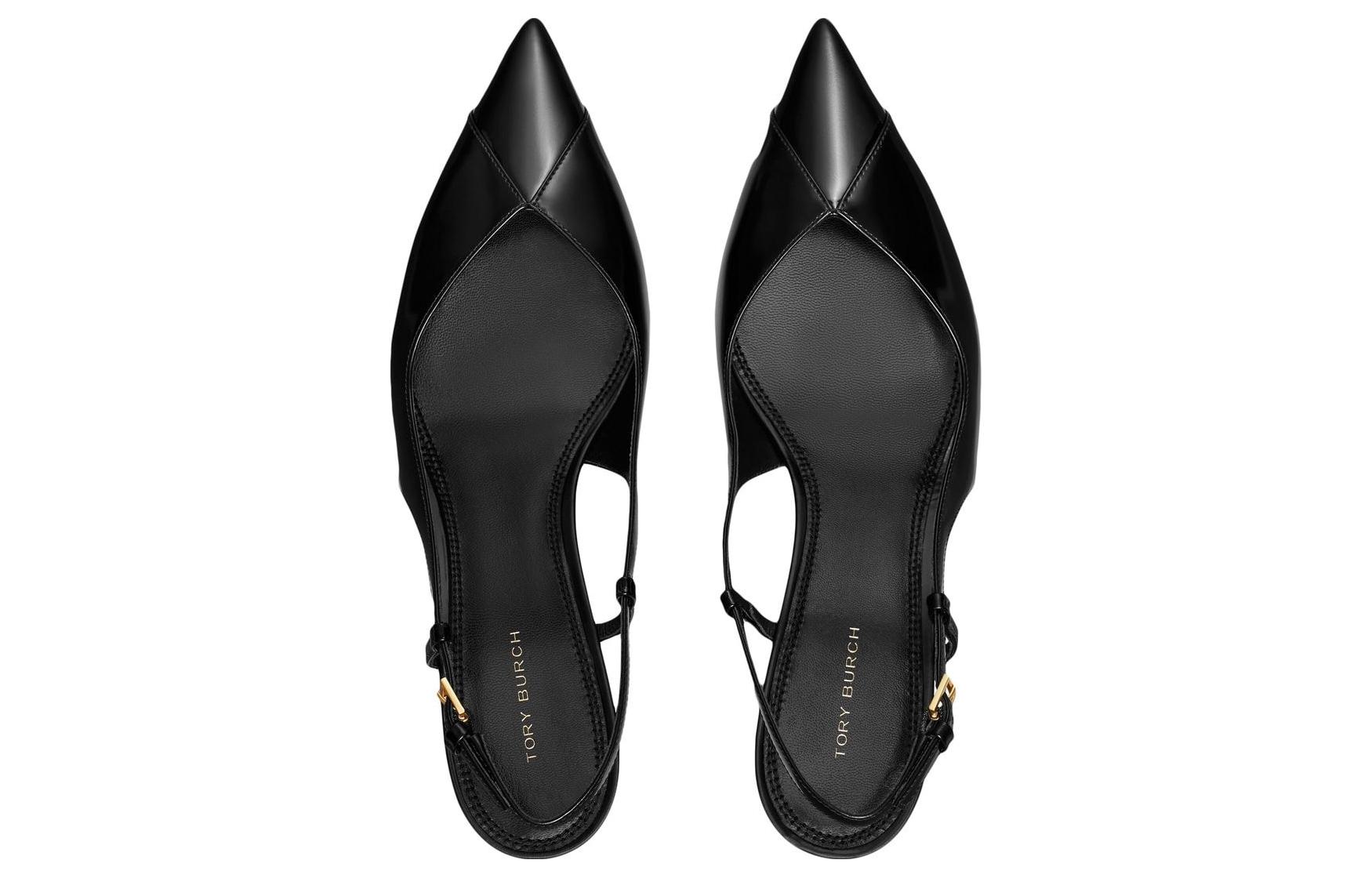 Lookbook (Women) TORY BURCH Leather Mule Stilettos 'Black' 149211-006