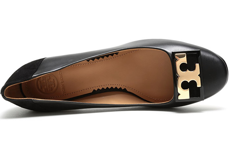 (W) TORY BURCH Leather Patchwork High-Heel 'Black' 圖 4