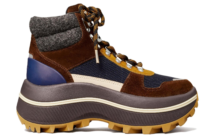 Order (W) TORY BURCH But Kasut Platform Kulit 'Coklat Fesyen' 141334-961