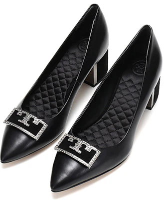 (Women) TORY BURCH Leather Pointed High-Heels 'Elegant Black' 64123-006 Lookbook (Women) TORY BURCH Leather Pointed High-Heels 'Elegant Black' 64123-006