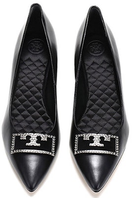 (Women) TORY BURCH Leather Pointed High-Heels 'Elegant Black' 64123-006 Shop (Women) TORY BURCH Leather Pointed High-Heels 'Elegant Black' 64123-006