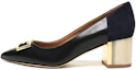 Buy (Women) TORY BURCH Leather Pointed Toe High Heels 'Elegant Black and Blue' 57226-017