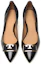 Shop (Women) TORY BURCH Leather Pointed Toe High Heels 'Elegant Black and Blue' 57226-017