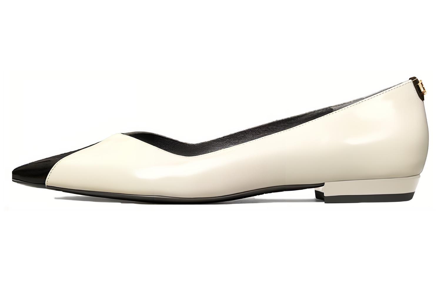 (Women) TORY BURCH Leather Pointed Toe Slip-On 'Beige' 149476-100