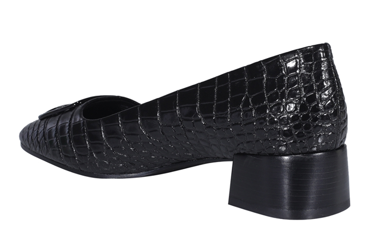 (W) TORY BURCH Leather Pumps 'Black Chunky Heel' 圖 3