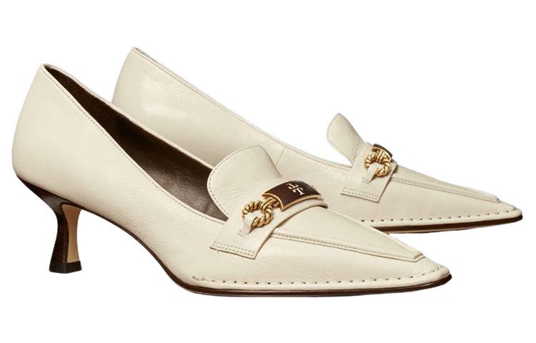 (W) TORY BURCH Leather Pumps 'Enamel Charm White' 圖 3