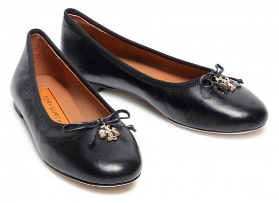 (W) TORY BURCH Sepatu Flat Kulit Hitam 'Black Bow' 71838-006 Lookbook (W) TORY BURCH Sepatu Flat Kulit Hitam 'Black Bow' 71838-006