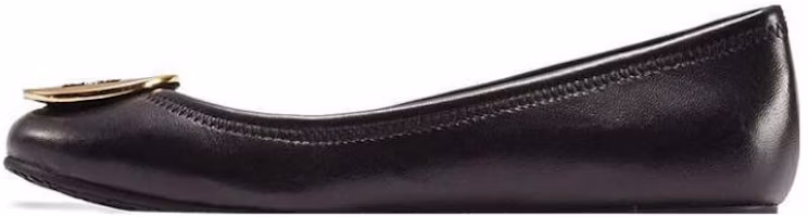 (Women) TORY BURCH Leather Round-Toe Slip-On 'Black Comfort' 50008690-051 (Women) TORY BURCH Leather Round-Toe Slip-On 'Black Comfort' 50008690-051
