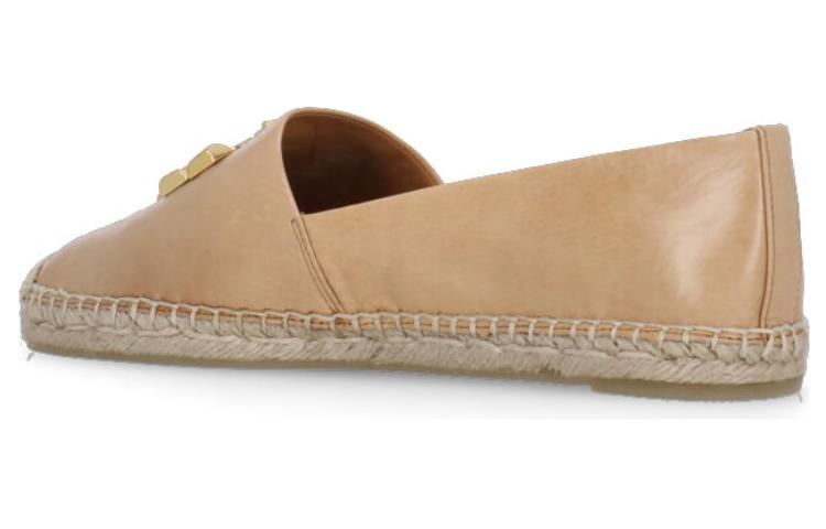 (W) TORY BURCH Leather Round-Toe Slip-On 'Tan Casual Flats' 圖 4