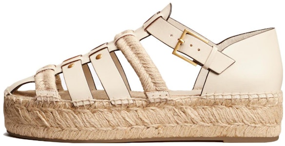 (W) TORY BURCH Sandalia Gladiadora con Hebilla y Punta Redonda en Piel 'Blanco Marfil' 149233-104 Buy (W) TORY BURCH Sandalia Gladiadora con Hebilla y Punta Redonda en Piel 'Blanco Marfil' 149233-104