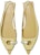 (W) TORY BURCH Sandal Kulit Hujung Bulat 'Kuning' 148606-700