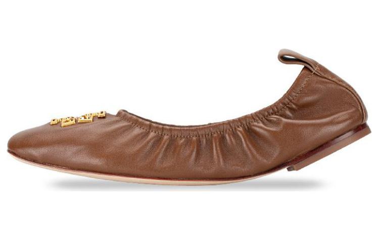 Buy (W) TORY BURCH Slip-On de Piel Punta Redonda 'Marrón Casual' 139170-909