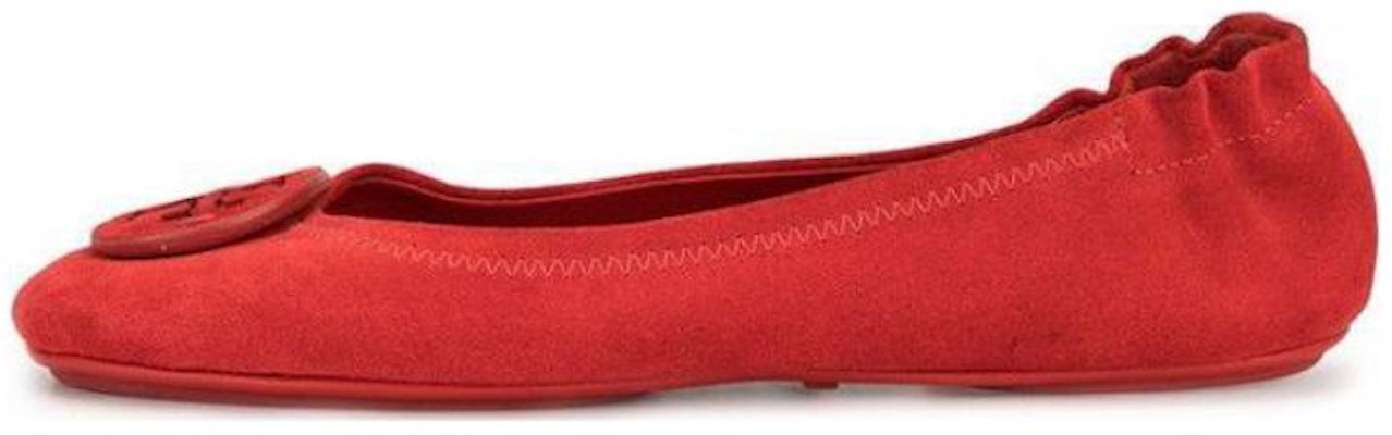 (Women) TORY BURCH Leather Round Toe Slip-On 'Red' 57247-609 Buy (Women) TORY BURCH Leather Round Toe Slip-On 'Red' 57247-609