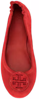 Shop (W) TORY BURCH Zapatos de Cuero Sin Cordones Punta Redonda 'Rojo' 57247-609