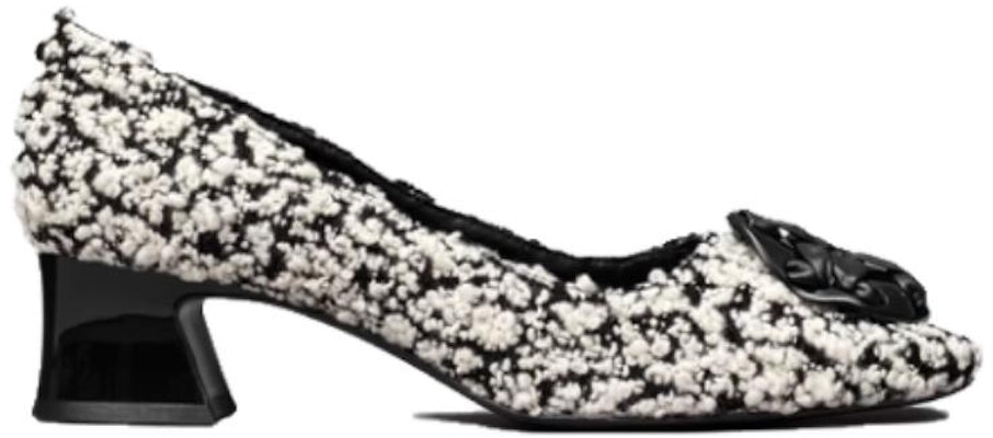 TORY BURCH 皮革 圓頭套腳 粗跟 高跟鞋 女款 黑色 Order TORY BURCH 皮革 圓頭套腳 粗跟 高跟鞋 女款 黑色
