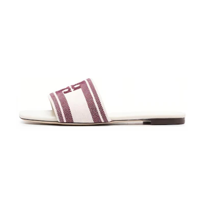 (W) TORY BURCH Leather Slide 'White Casual Open-Toe'