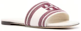 Order (Women) TORY BURCH Leather Slide 'White Casual Open-Toe' 150686-020