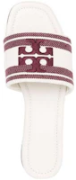 Shop (W) TORY BURCH Sandal Kulit Putih Casual Terbuka 150686-020