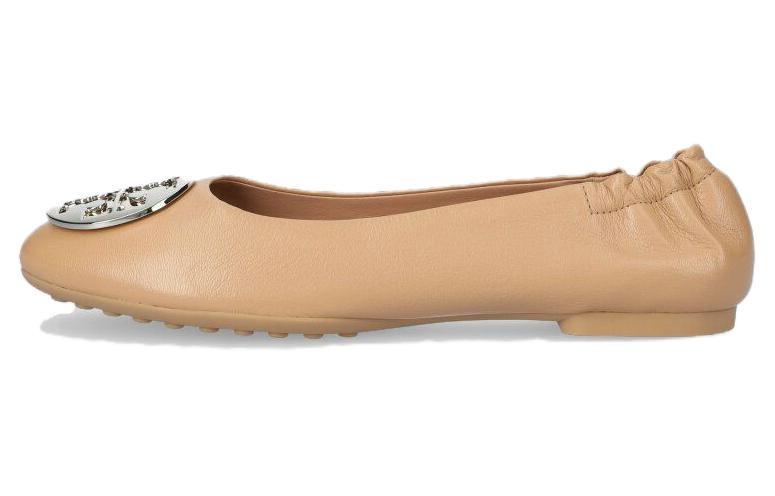 (Women) TORY BURCH Leather Slip-On 'Nude' 147379-236