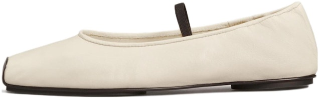(Women) TORY BURCH Leather Slip-On Flat 'White' 140234-104 (Women) TORY BURCH Leather Slip-On Flat 'White' 140234-104
