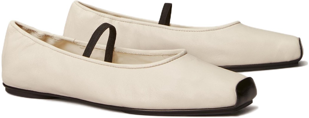 (Women) TORY BURCH Leather Slip-On Flat 'White' 140234-104 Order (Women) TORY BURCH Leather Slip-On Flat 'White' 140234-104
