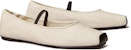 (W) TORY BURCH Kasut Slip-On Kulit 'Putih' 140234-104