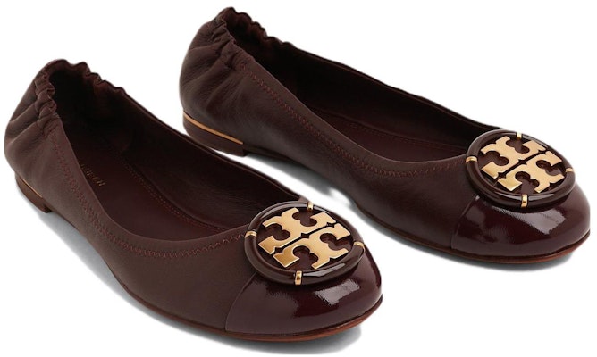 (W) TORY BURCH Slip-On Kulit Rendah 'Coklat' 141174-600 Order (W) TORY BURCH Slip-On Kulit Rendah 'Coklat' 141174-600