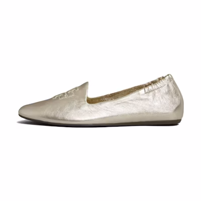 (W) TORY BURCH Leather Slip-On Low Top 'Gold'